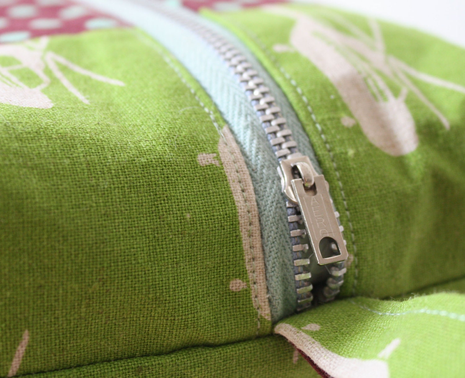 Echino Helicopters in Green Blue and Brown Box Pouch