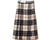 vintage kilt / skirt SCHOOL GIRL retro punk - neo grunge PREPPY 1980's plaid tartan
