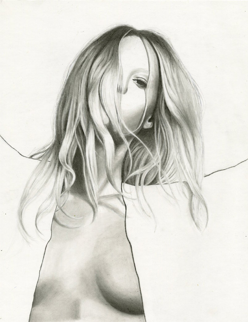 5x7 Fashion Illustration - Chloe