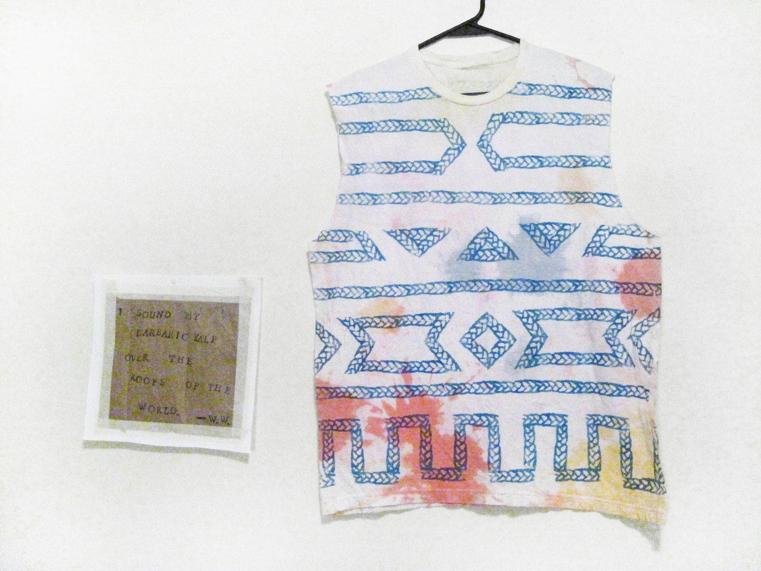 AIR FOR LUNA block print t shirt