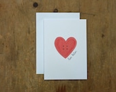 Love Button greeting card