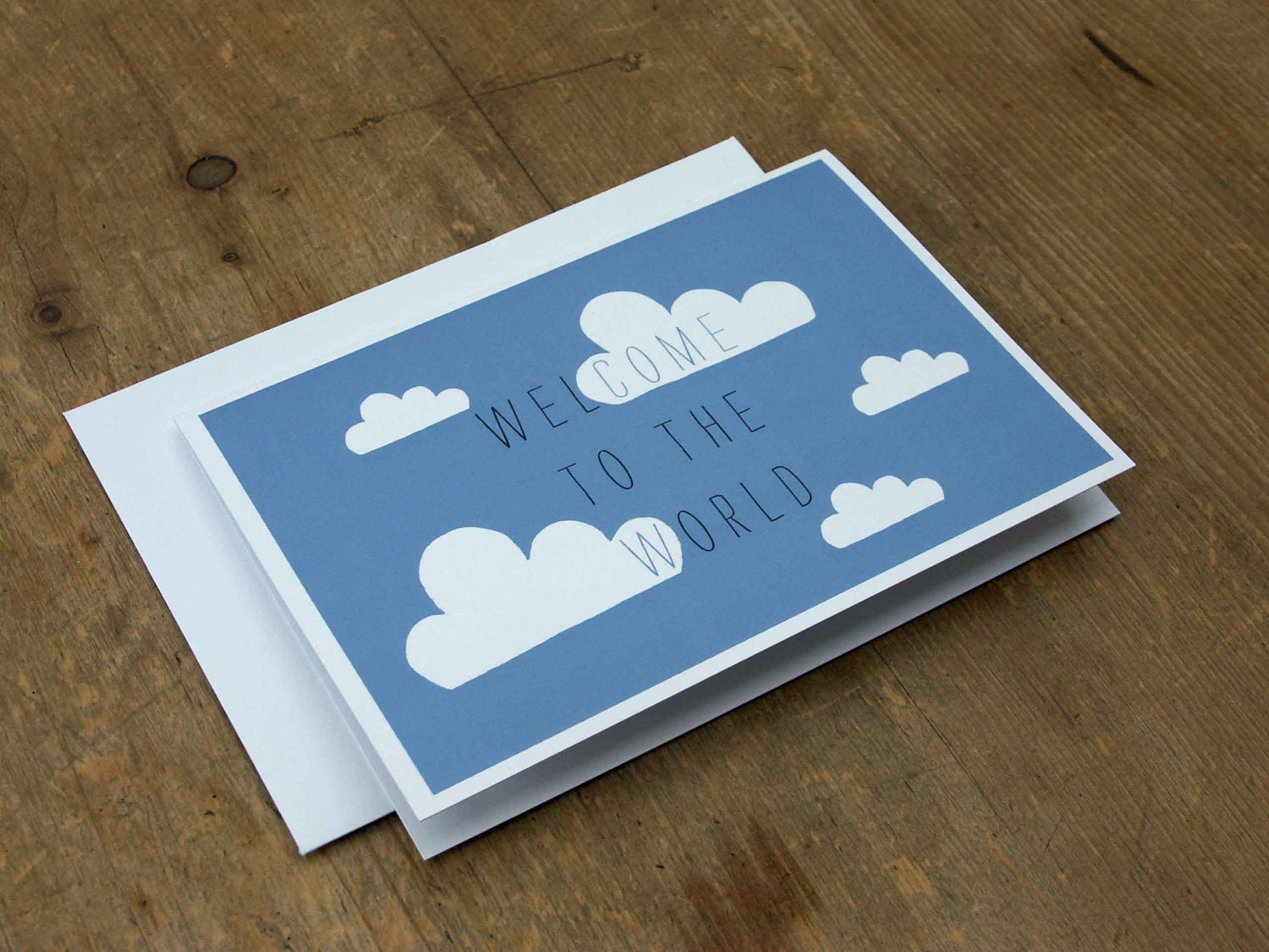 Welcome To The World greeting card