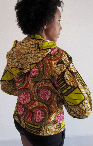 African Print Mix Summer Hoodie