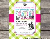 DIY Printable alice in wonderland birthday invitation--customizable Il_170x135