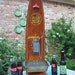 No. 3 of 8 - Vintage Wooden Water Skis Beer & Soda Coke Bottle Opener Station of Recycled Found Object Furniture