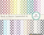 40% OFF SALE -Quatrefoil digital paper 12x12, digital scrapbooking paper, royalty free commercial use -quatrefoil4- Instant Download Il_170x135