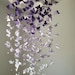 Paper Lace Chandelier Monarch Butterfly Mobile - purple and white Mix - Made to order