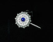Medallion with Lapis Hairpin