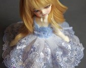 Light blue dress for TINY bjd LittleFee