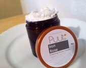 CLEARANCE SALE 50% off Women's Shaving Cream - VEGAN - Iron Rose - Vetiver Rose Scented Whipped Shave Cream 4oz