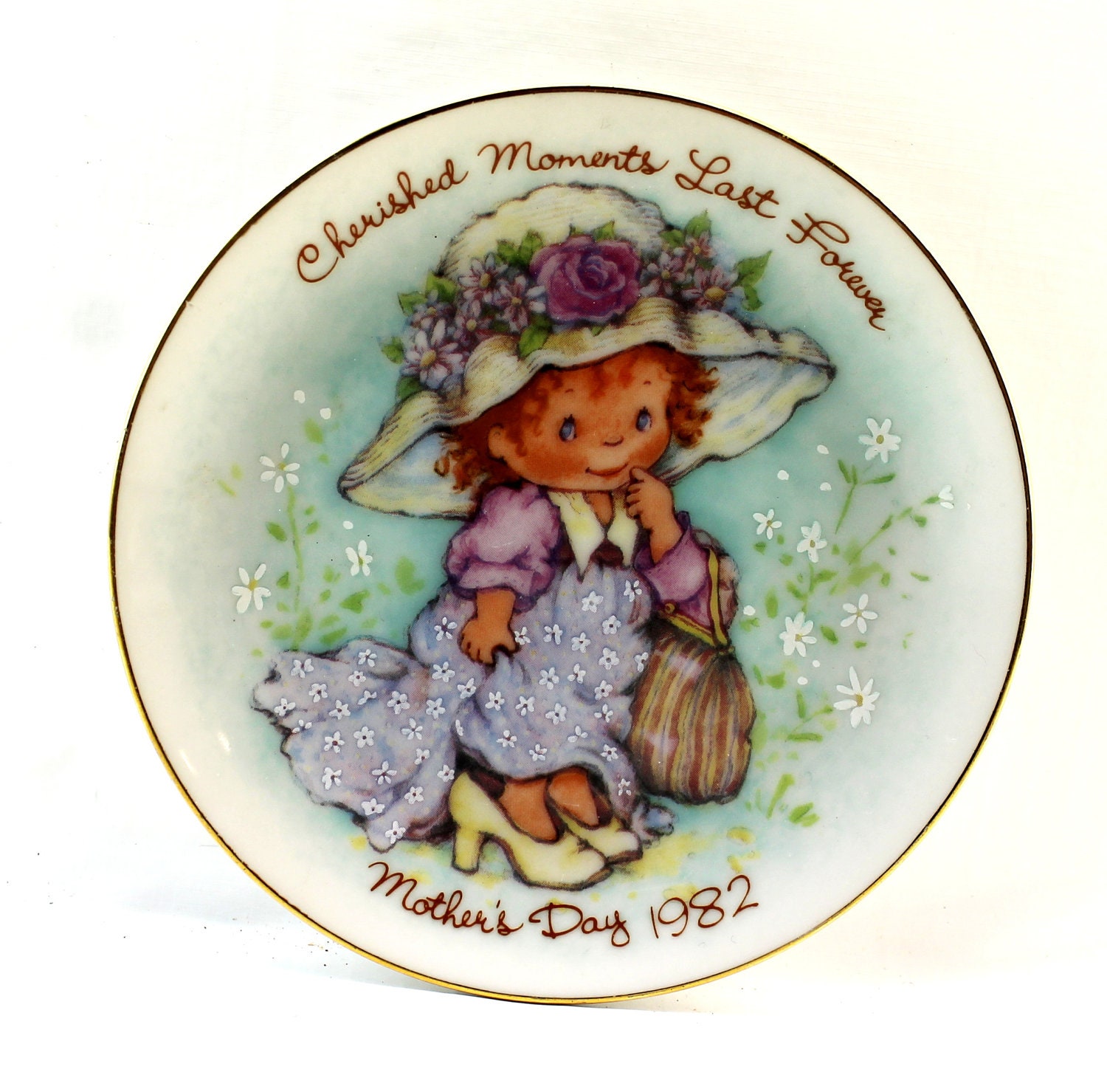 1982 Mother's Day Plate - Avon - Cherished Moments