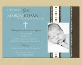 Girl or Boy Baptism Invitation/Birth Announcement