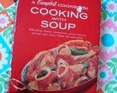 1968 Campbell's Cooking with Soup, Hard Cover, Spiral Bound
