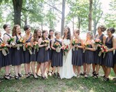 Convertible Dress Bridesmaid Dress - Jersey Infinity Wrap Style