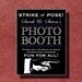Printable Wedding Photo Booth Sign or Poster