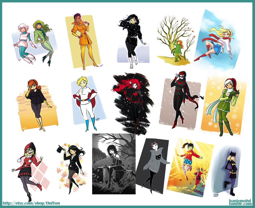 Sweater Superladies Postcard SINGLES