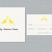 Printable Wedding Invitation Set - Love Birds (double sided)
