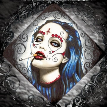 Day of the Dead decapitated Sugar Skull T-shirt