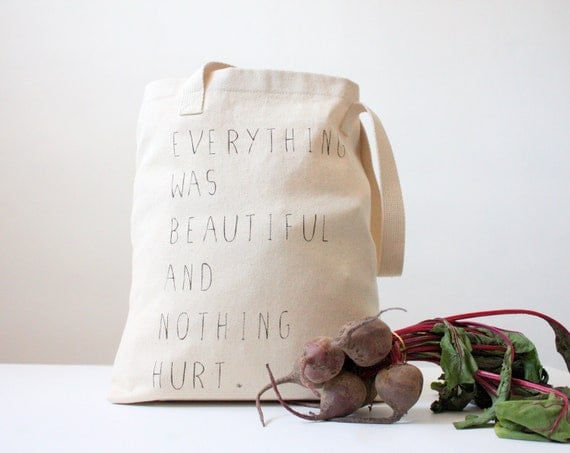 Kurt Vonnegut Tote Bag - Screen Printed Slaughterhouse-Five Tote Bag