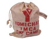 YMCA Canvas Bag / Drawstring Duffle / Tote Bag