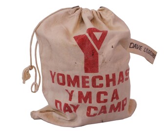 YMCA Canvas Bag / Drawstring Duffle / Tote Bag
