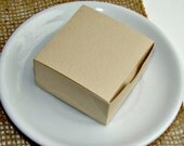 Tan Favor Box: Create Your Own Custom Soap Favors