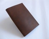9x14 cm Leather Moleskine Cover in Cedar Brown Leather- COVER ONLY