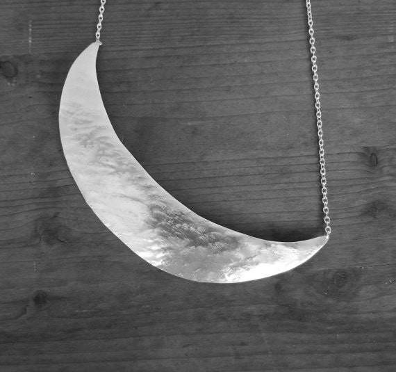 Crescent Moon Bib Necklace (No. 5)
