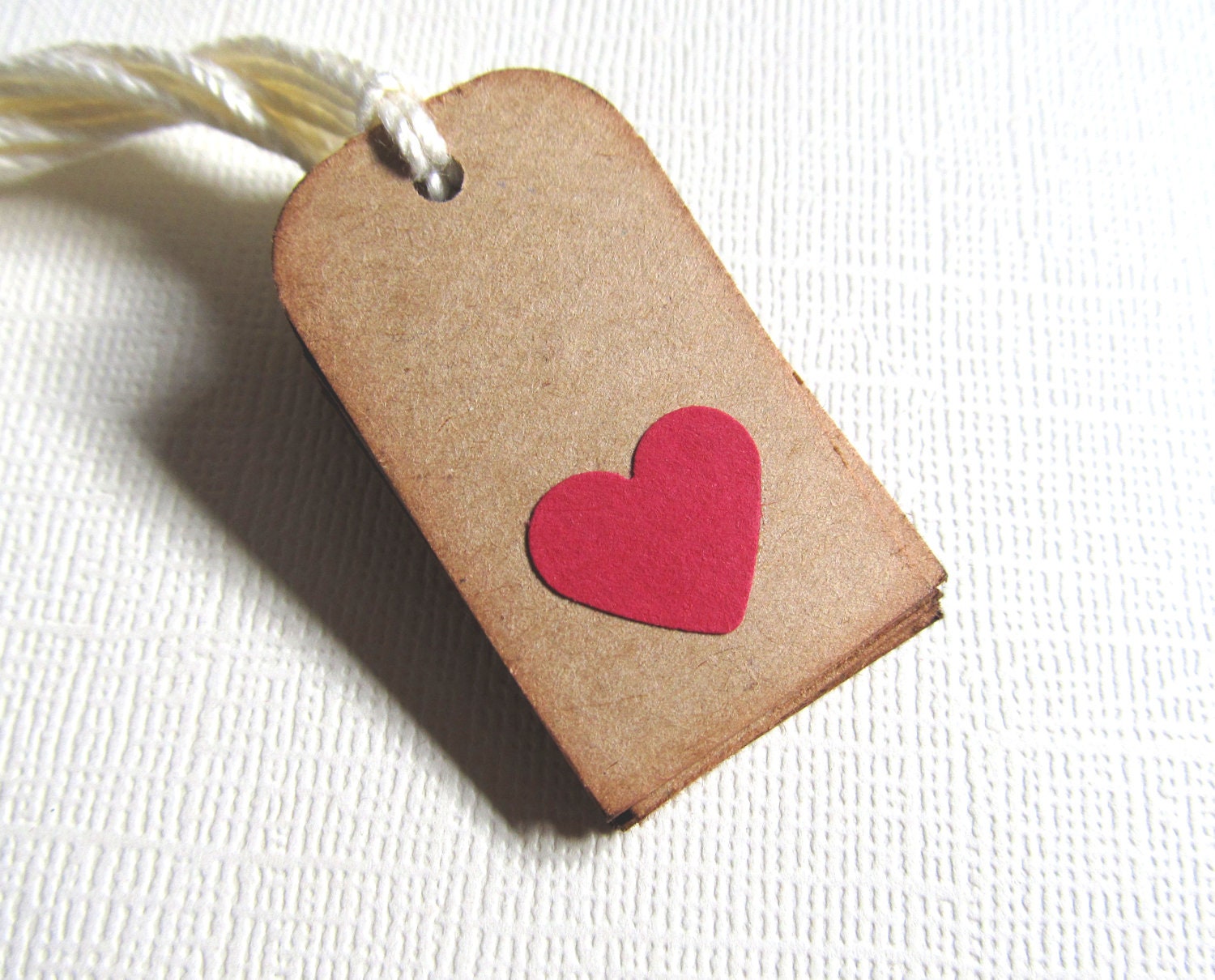 10 Mini Gift Tags, Price Tags, Party Favor Tags, Heart Tags, Embellishments
