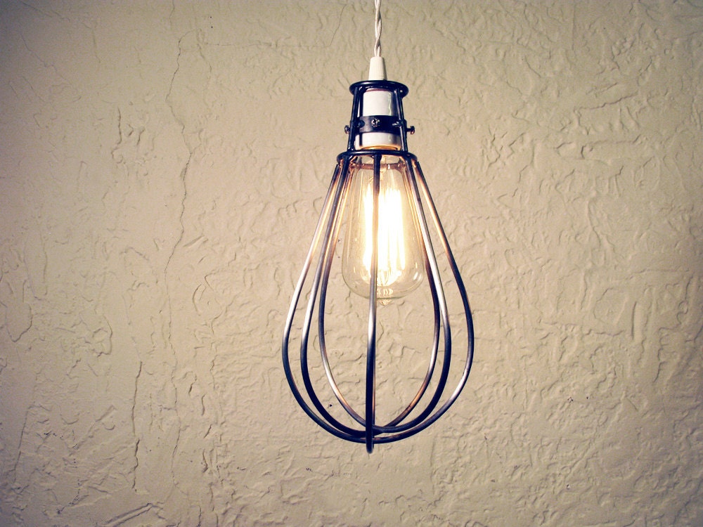 WHISK cage pendant lamp industrial modern pendant with Edison bulb