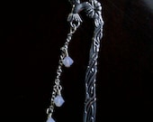 Swarovski Crystal on Humming Bird and Flower Book Mark 6" Long