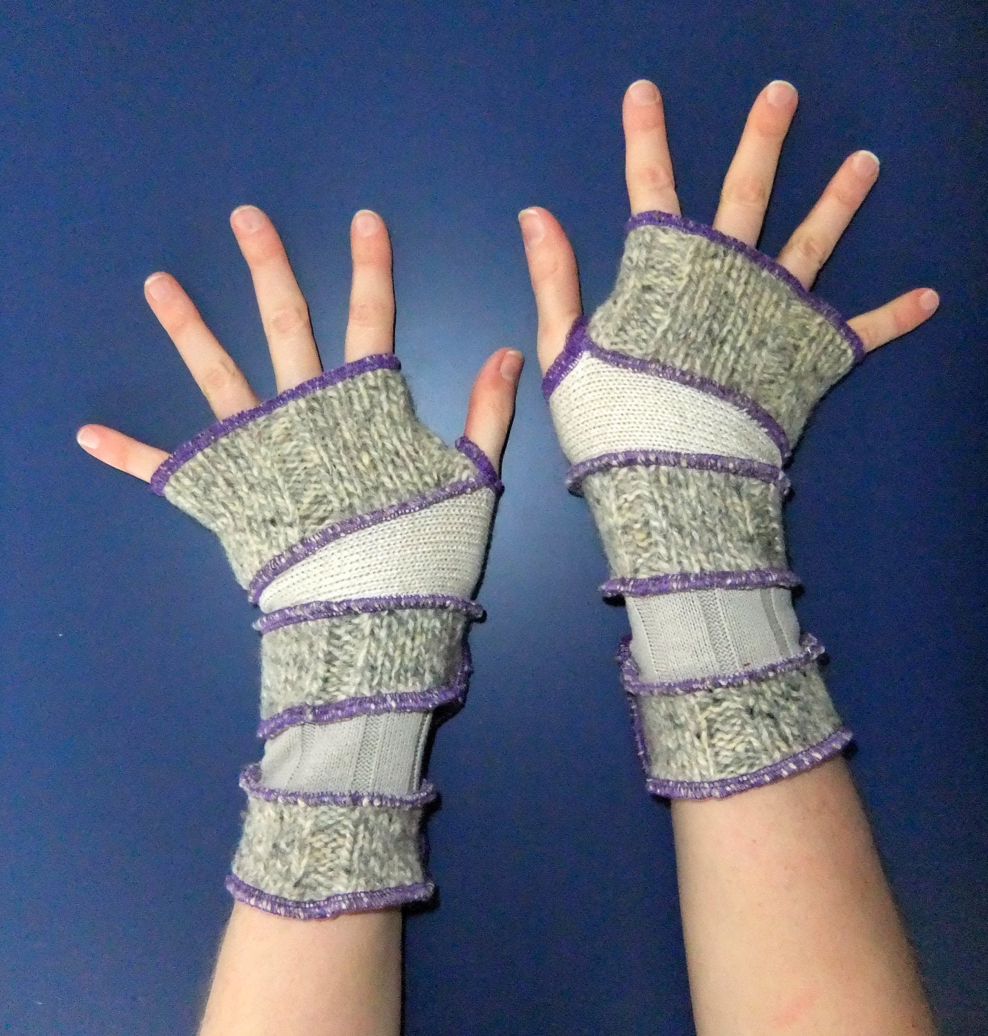 Fingerless Gloves - Arm warmers - One size - Ready To Ship