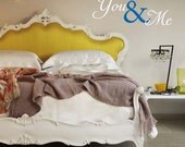 You & Me - Vinyl Wall Art - FREE Shipping - Romantic Wall Decal