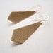 Hammered Brass Earrings, Hand Forged Jewelry, Solid Brass, Fashion, Modern Metal Fashion Under 20 Dollars