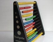 Vintage Children's Toy - Holgate Wooden Counting Frame / Abacus