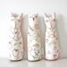 Fox Plush Softie Stuffed Fabric with Embroidered Apples