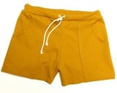 Frankie Four Handmade Men's Vintage Style Yellow Swim Trunks