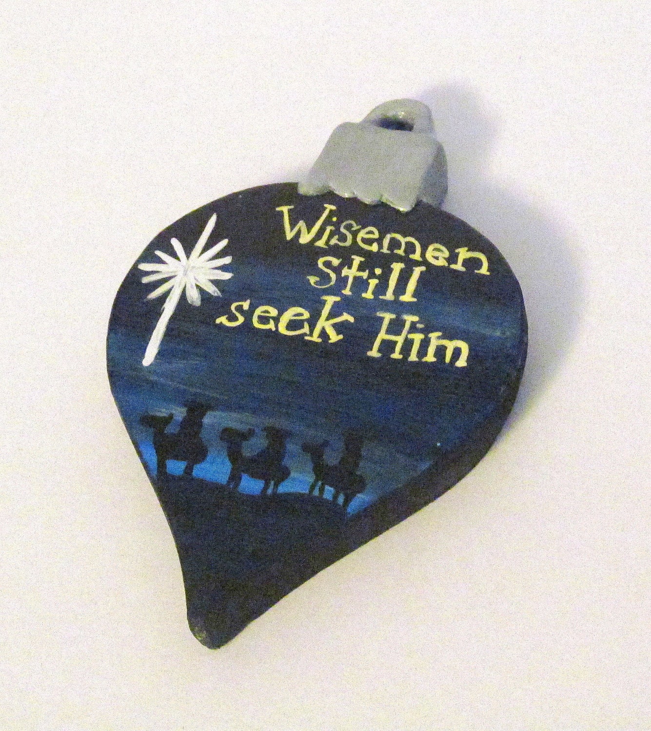 Christmas Ornament Christmas Decoration Wisemen Still Seek Him Painted Ceramic Ornament