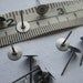 Titanium Earring Posts, 6mm Flat Pad, Hypoallergenic, 10 pairs