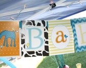 Printable Baby Giraffe Baby Shower Banner- DIY