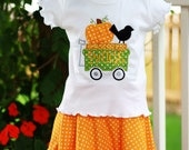 Back to school Autumn skirt and top for your little pumpkin by Sew Jewell