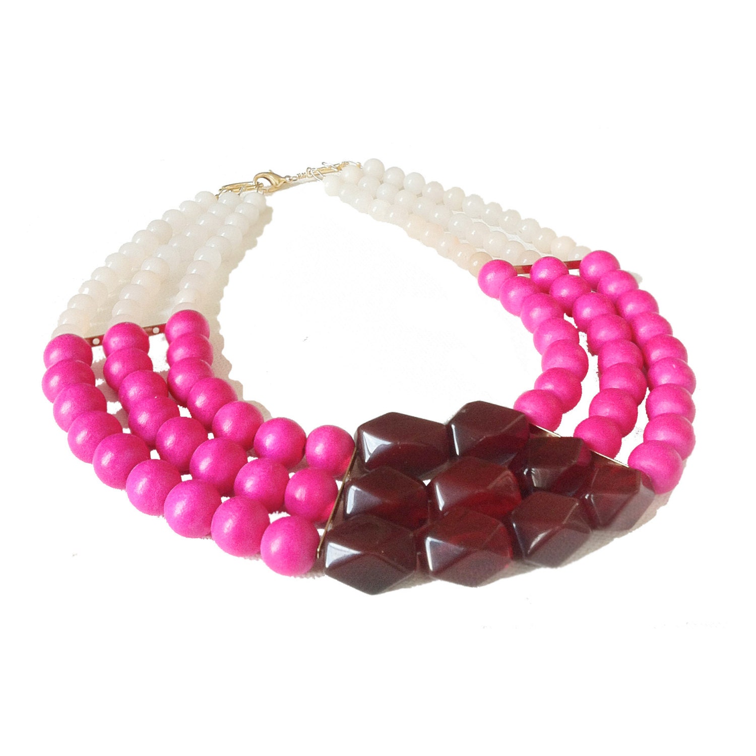 Cerise // statement necklace