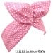 Dusky Vintage Pink with White Polka Dot Pin up ROCKABILLY Wire Headband