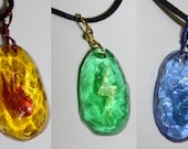 Pokemon Evo-Stone Necklace 3 Pack - Scalloped Finish