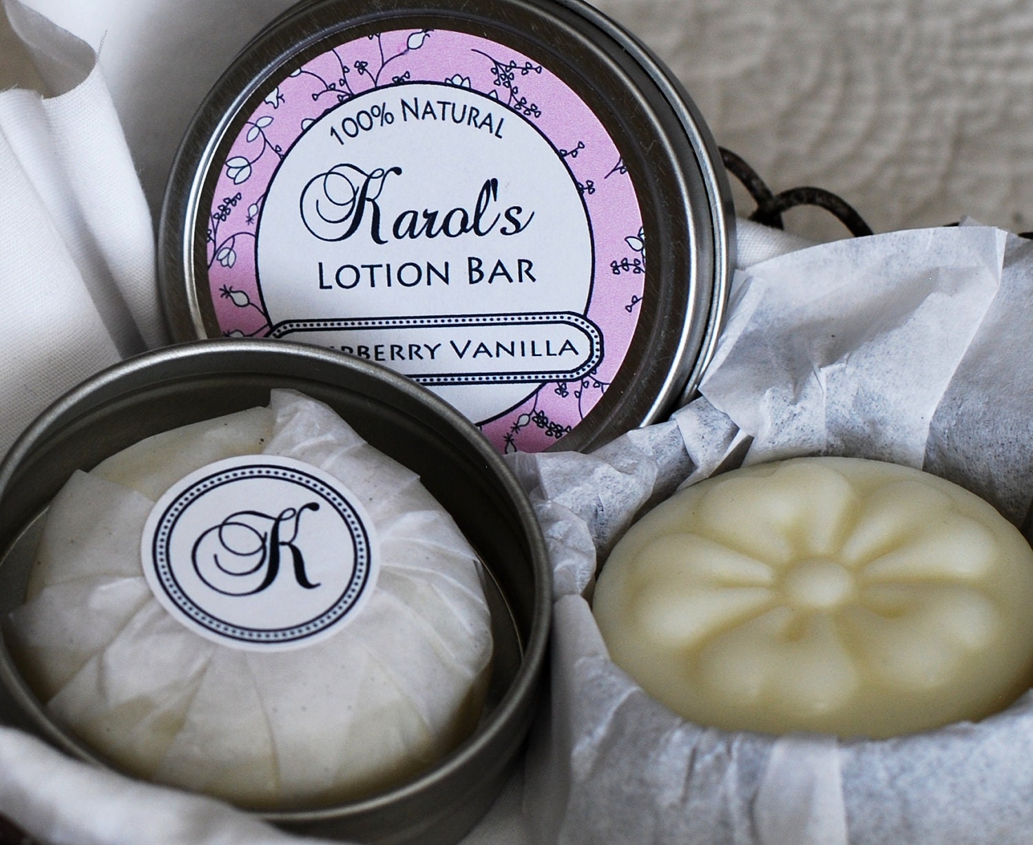 Lotion Bar - Raspberry Vanilla Solid Lotion Bar