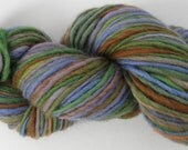 Handspun Yarn "Hundred Acre Wood" Single Ply Thick and Thin Corriedale Blend