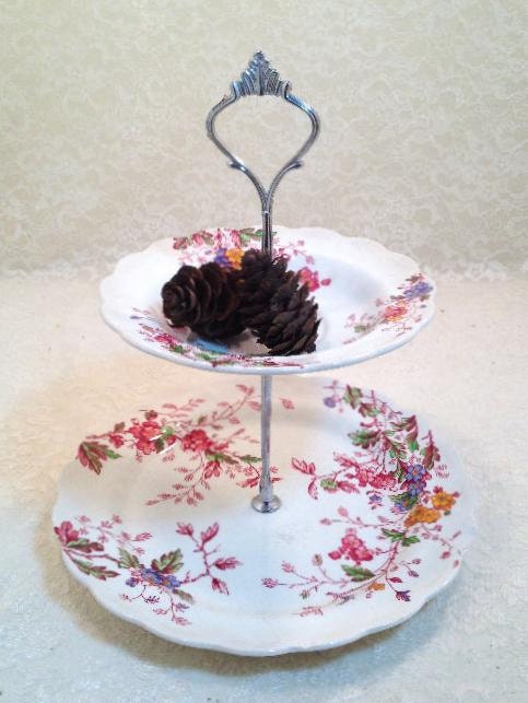 Falling For You Two Tier Tidbit Tray