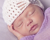 Crochet PATTERN - Fancy Crochet Baby Beanie Crochet Hat Pattern - Instant Download PDF 240 - Newborn to Adult - Photography Prop Pattern