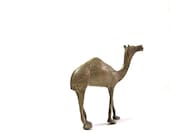 Vintage Brass Camel Figurine Collectible Dromedary