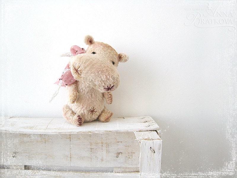 PATTERN to create Teddy like Hippo Asterisk 6 inches